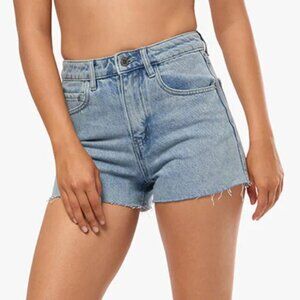 NWT Revolve WeWoreWhat Women's Denim High Rise Short Size 29 $78